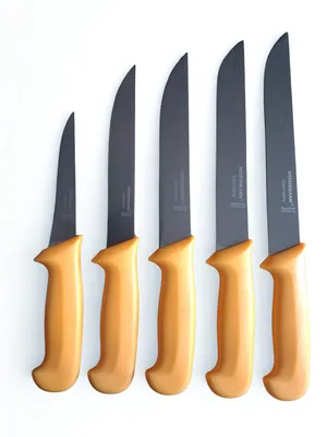 Produktbild von 5tlg. Fleischmesser Edelstahl Gelb Messermann Germany
