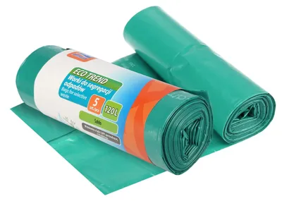 Zdjęcie produktu dla Zielone pojemniki do segregacji odpadów 120 litrów