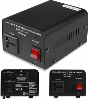 Produktbild von Zasilacz Konwerter Napięcia Vp 500 230V 110V 500W