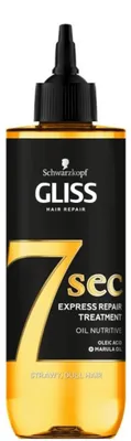 Image de Gliss Kur, soin express réparateur 7 secondes - 200 ml - Huile nutritive