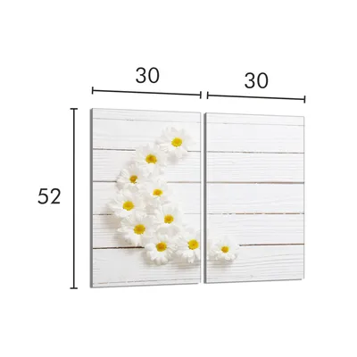 Produktbild von Glasschutzplatte für Herd 2x30x52 Holz
