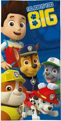 Produktbild von DETEXPOL Handtuch Paw Patrol keine Arbeit Baumwolle - Frottee, 70/140 cm