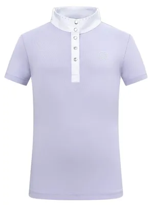 Produktbild von Imperial Riding Kinder Turniershirt IRHBasic glam Wisteria Fliederfarben, Größe:128