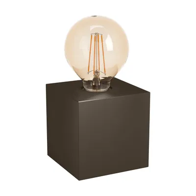 Zdjęcie produktu dla Eglo 43549 PRESTWICK 2 E27 lampa stołowa 100x100mm ciemny brąz