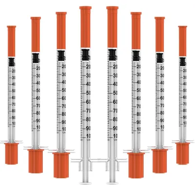 Image de 10 unidos de seringues jetables de 0,3 ml - Emballées individuellement