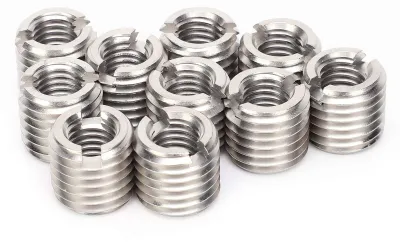 Obrázek produktu pro Redukční matice 10 kusů - Vnější závit M10*1.5-M14*2 - Nerezová ocel - Oprava závitů - Odolné - Korozivzdorné - Závitová matice