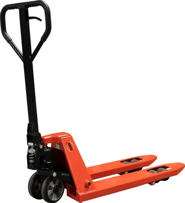 Produktbild von Schefer Gabelhubwagen Premium für schmale Sonderpaletten Tragfähigkeit 1500kg