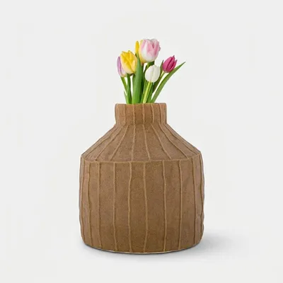 Immagine prodotto di Vaso in terracotta color caramello Zafferano