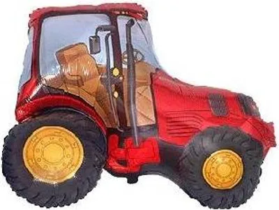 Produktbild von Folienballon - Traktor Rot - 60 cm