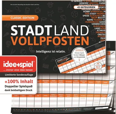 Produktbild von Stadt Land Vollpfosten - Classic Edition Sonderedition