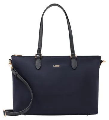 Image de L.CREDI sac shopper Alena Shopper Marine bleu marine