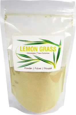 Produktbild von Zitronengras Pulver, gemahlen, ideal für Tee und asiatische Gerichte, Lemongras Gewicht 900G