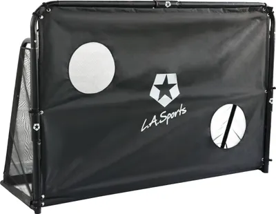 Produktbild von L.A. Sports 2-in-1 Torschusswand Soccer Goal Champion Fußball-Tor mit Netz & Torwand