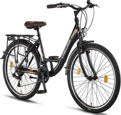 Obrázok produktu pre Chillaxx Bike Strada Premium City Bike 24, 26, 28 palcov - bicykel pre dievčatá, chlapcov, mužov a ženy - 21 rýchlostí - holandský mestský bicykel