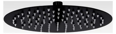 Produktbild von Regenbrause aus Edelstahl 25 cm Rund Schwarz