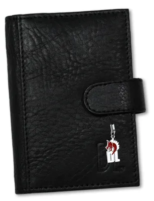 Image de DrachenLeder Hommes Femmes Etui pour cartes de crédit Cuir noir D2OPZ400S