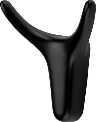 Produktbild von SOTECH Garderobenhaken TORO Höhe 66 mm x Breite 60 mm Schwarz matt aus Zinkdruckguss