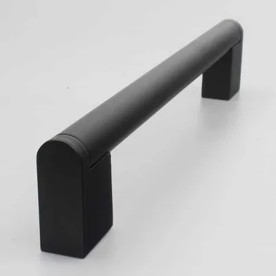 Produktbild von Luuk Möbelgriff Schwarz 160 mm Küchengriff Schrankgriff Schubladengriff Möbelbeschlag Lochabstand 160mm Griff Schwarz-Matt