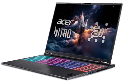 Produktbild von Acer Nitro 16S AI AN16S-61 - AMD Ryzen AI 9 365 / 2 GHz - Win 11 Home - GeForce RTX 5060 - 32 GB RAM - 1.024 TB SSD NVMe, QLC - 40.6 cm (16")