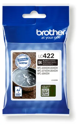 Produktbild von Originaltinte für Brother, Schwarz, kompatibel mit MFC-J5340DW, MFC-J5740DW, MFC-J6540DW – 5 Stück – Kompatibel – Original