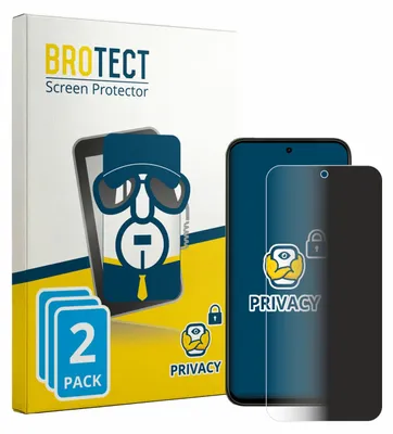 Produktbild von 2x BROTECT Sichtschutzfolie für Vivo T5x Anti-Spy Privacy Sichtschutz Blickschutz Folie Blaulicht-Schutz