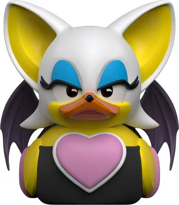 Obrázek produktu pro Sonic The Hedgehog – gumová kachnička „TUBBZ“, Rouge, netopýr CD1024 (jednotná velikost) (žlutá)