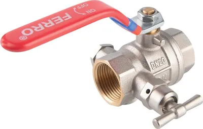 Produktbild von Novaservis Vollstrom-Kugelhahn mit Entleerung, Hebel MM 1˝ KFPOM3