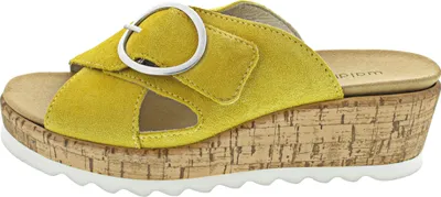 Produktbild von Waldläufer H-Wiebke Pantolette Gelb in Gr. 41
