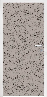 Produktbild von MuchoWow® Türtapete Selbstklebende Türfolie Polka dots - Schwarz - Grau 85x215 cm Türposter Türaufkleber Klebefolie Türklebefolie - Aufkleber für türen - Türplakat - Dekoration