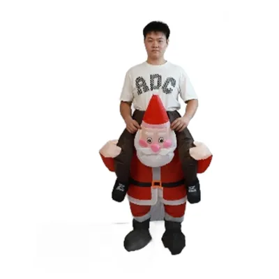 Produktbild von Weihnachtsmann-Kostüm,Lustiges Weihnachtsmann-Kostüm,Weihnachtsmann-Kostüm,Weihnachtsmann-Reitkostüm,Aufblasbares Weihnachtsmann-Kostüm