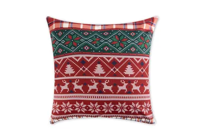 Image de Excelsa Coussin décoratif Fall Winter 45x45 cm coton multicolore