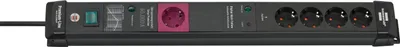 Image de brennenstuhl Premium-Line Multiprise 5 prises avec protection contre les surtensions 3,0 m noir