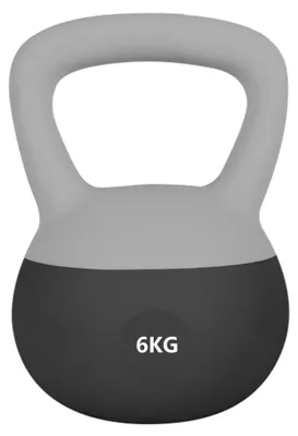 Obrázok produktu pre Sada kettlebellov, 6 kg, s protišmykovou rukoväťou, určená na domáce cvičenie