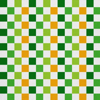 Immagine prodotto di DEKOSTOFFE OUTDOOR OXFORD - Motivo scacchiera verde-giallo