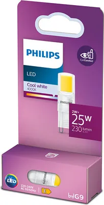 Produktbild von Philips 8719514303737, 2 W, 25 W, G9, 230 lm, 15000 h, Kaltweiße