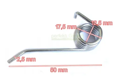 Image de 24X ressort pour Mac Allister MRSP1400, MSRP1400, GV1438B Scarificateur Rouleau de ventilateur