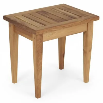 Produktbild von Brauner Gartentisch Exklusiver Holztisch Moderne Terrassentische, KI-generiertes Bild