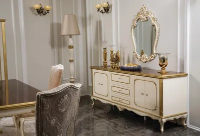Produktbild von Französischer Esstisch Esszimmer Tisch Luxus Möbel Klassische Barock Rokoko Neu