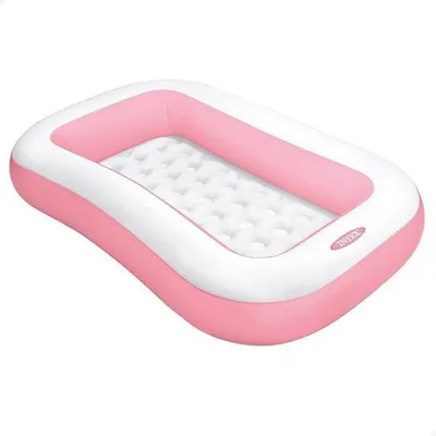 Produktbild von Famanu Aufblasbares Kinderbecken mit weichem Boden - 166x100x25 cm