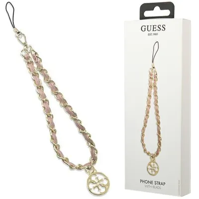 Produktbild von Guess Anhänger Gustsas4P Telefonriemen Rosa/Rosa Kette Metall 4G Charme