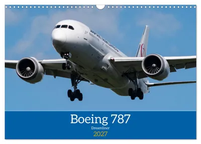 Produktbild von Boeing 787 Kalender (Wandkalender 2027 DIN A3 quer), CALVENDO Monatskalender