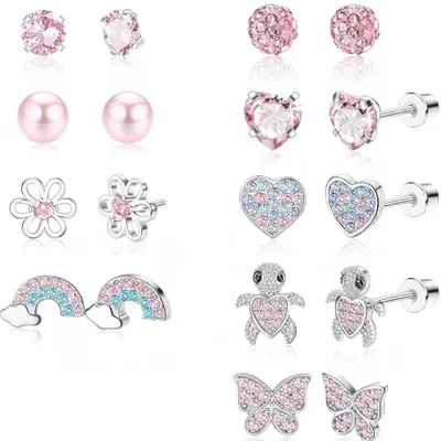 Produktbild von Dripio - Ohrschmuck-Set - Hypoallergen - 316L chirurgischer Stahl, KI-generiertes Bild