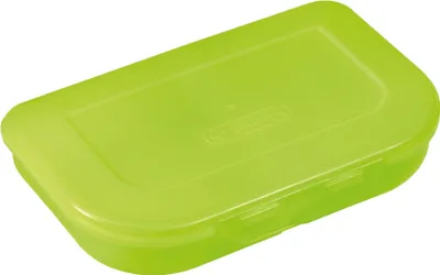 Produktbild von Brotdose 23x15,5x4cm grün Packung mit 2 Stück