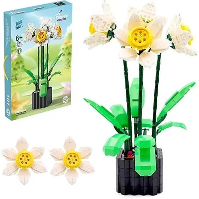 Produktbild von Narzissen im Blumentopf - 838-teiliges Bausteinset