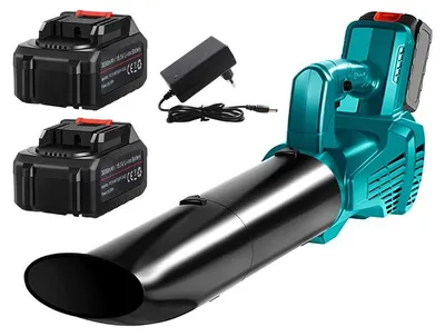Zdjęcie produktu dla RealG RC-K-2308 Akumulátorový fukar na listí, 30 000 ot./min, 400 W, 2x Aku 3000 mAh
