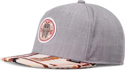 Produktbild von Djinns 6 Panel Snapback Cap Tutanch Linen Rev. Grey