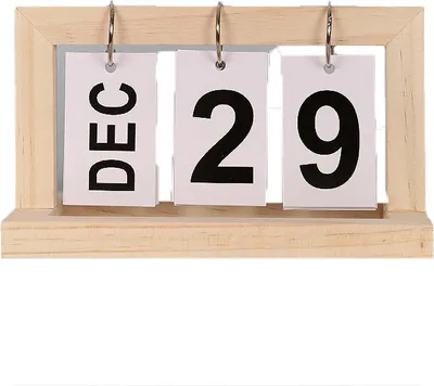 Image de INF Calendrier Perpétuel en Bois Minimaliste