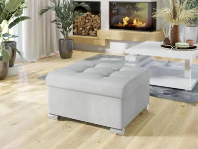 Image de Tabouret de salon NELLI 1 - argent