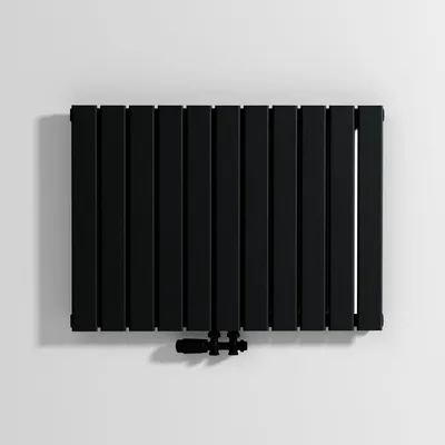 Obrázek produktu pro Designový radiátor, rozměry 600 x 835 mm, barva černá