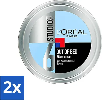 Zdjęcie produktu dla L'Oréal Studio Line Special FX Out of Bed Fibre Cream 150 ml - Value pack - 2 szt